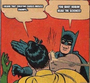 Batman slaps Robin over Creatine