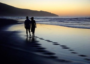 Beach walking